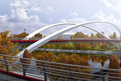 Четыре пешеходных моста возведут в столице до конца 2027 года